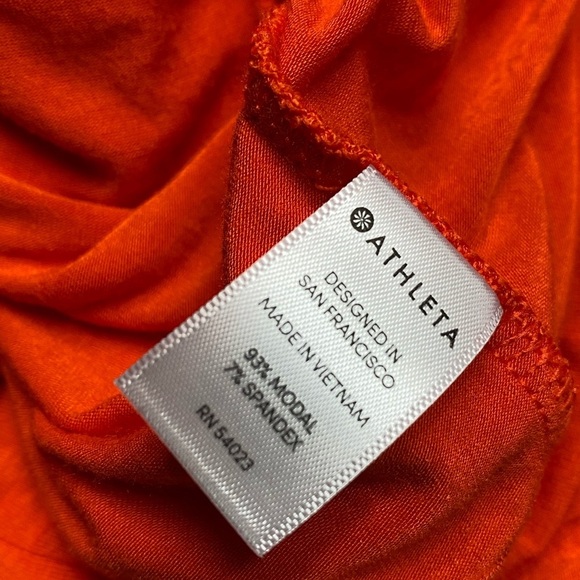 NWOT Athleta La Palma Orange Dress - Picture 6 of 6